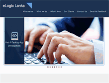 Tablet Screenshot of elogiclanka.com